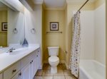 Guest Bath with Shower/Tub Combo at 503 North Shore Place